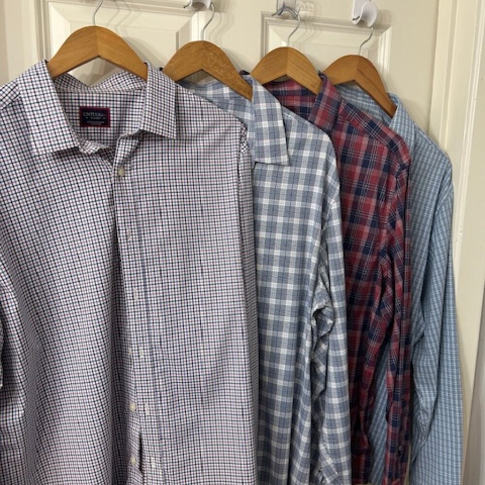 UNTUCKit Shirts Men's Regular XL 4 Shirts Long Sleeve Excellent Condition